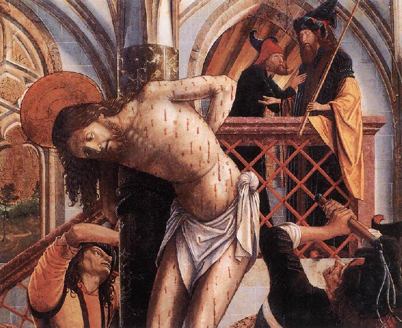 PACHER, Michael Flagellation agy oil painting image